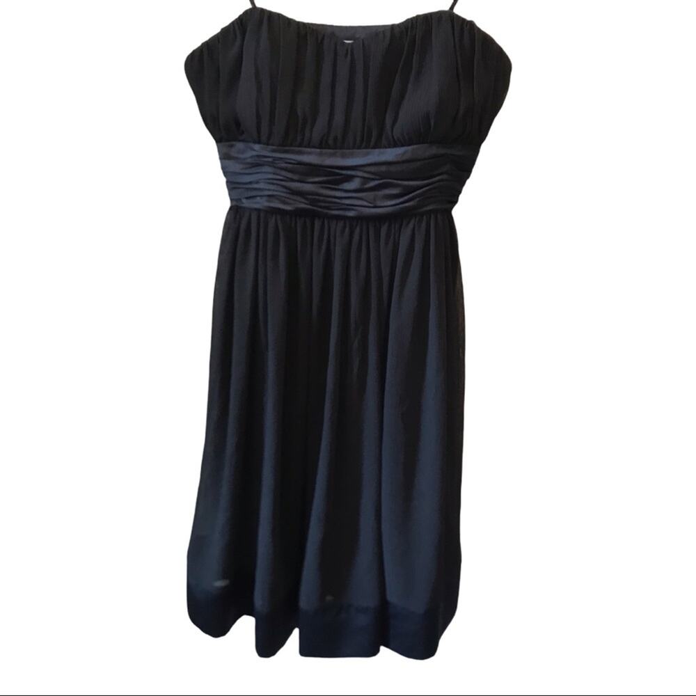 BCBGeneration Black Strapless Formal Dress 12 Short LBD Hoco